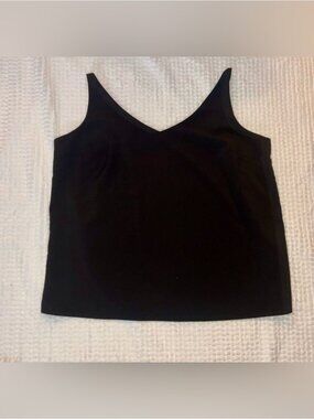 Black Layered Cami Tank Top Size Large